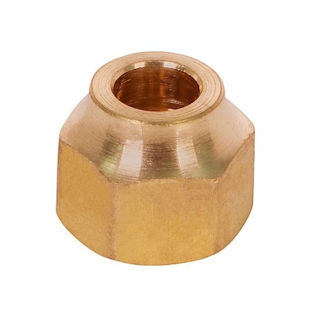 Everflow 5/8" Short Nut for Flare Pipe Fittings; Forged Brass F41FS-58